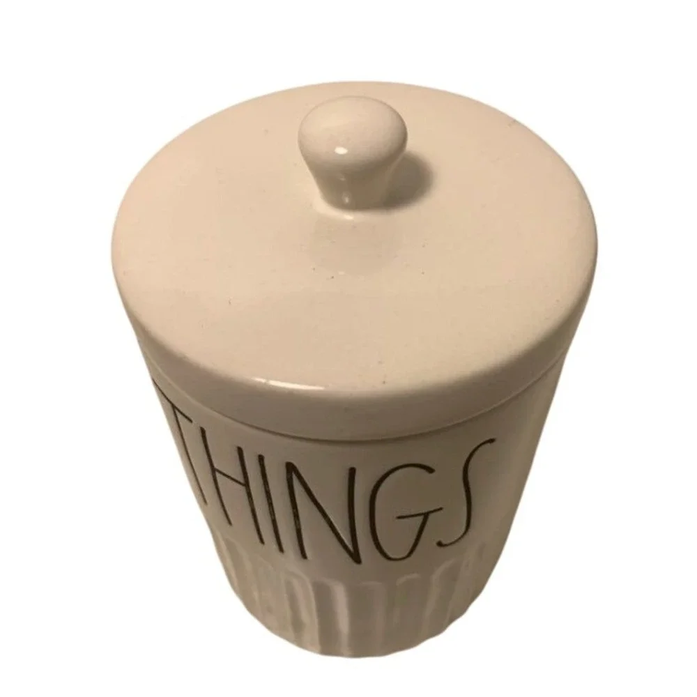 Rae Dunn Bathroom Things Holder‎ NWOT